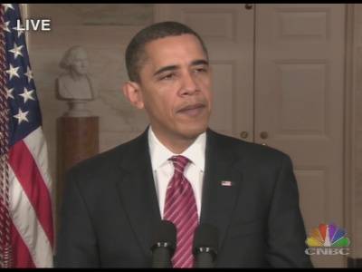 Obama Meets With Bankers