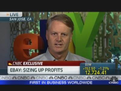 CNBC: eBay CEO Talks Upbeat Earnings